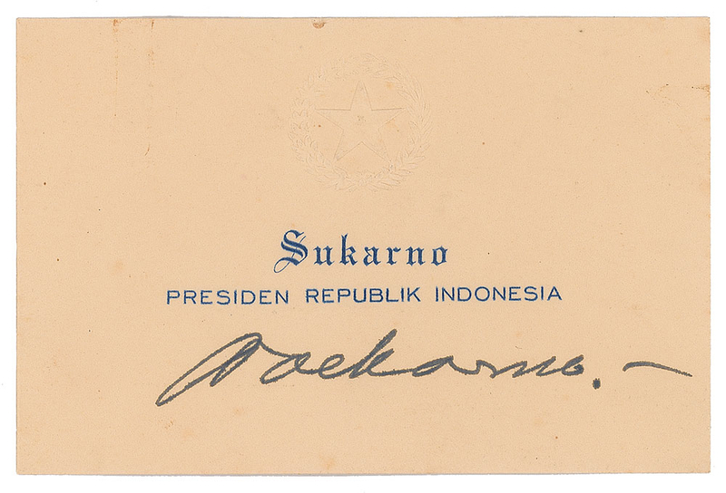 Lot 431 Sukarno Signature