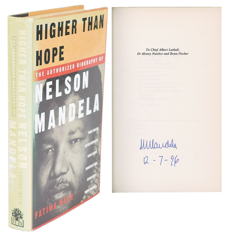 Lot 261 Nelson Mandela Book