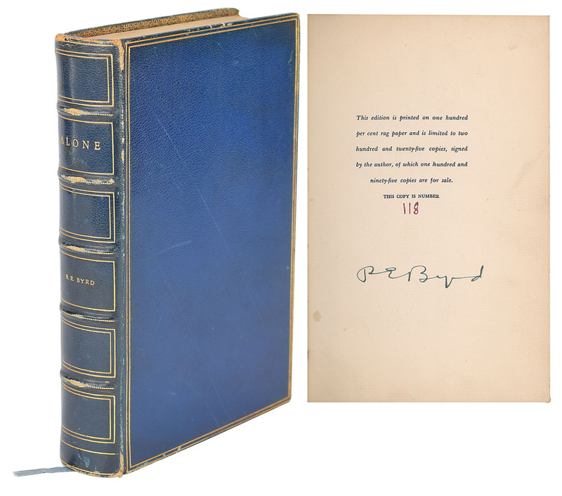 Lot 327 Richard E. Byrd Book