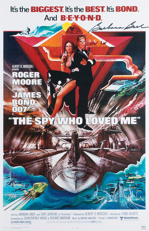 Lot 928 James Bond: Barbara Bach Poster