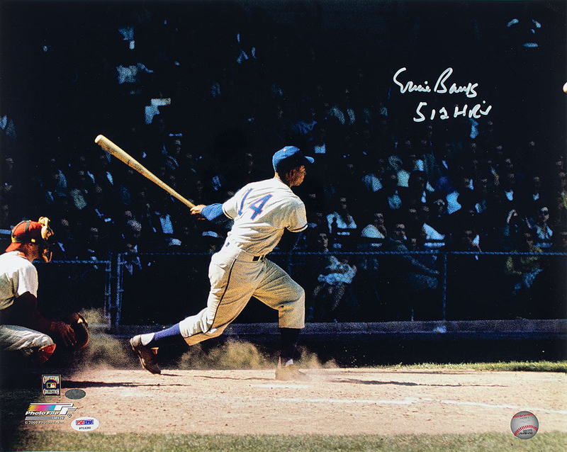 Lot 1006 Ernie Banks Signed Photograph