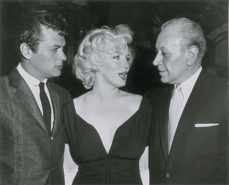 Lot 955 Marilyn Monroe and Tony Curtis Photograph