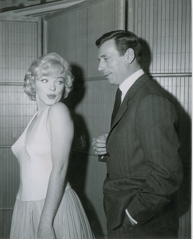 Lot 956 Marilyn Monroe and Yves Montand Photograph