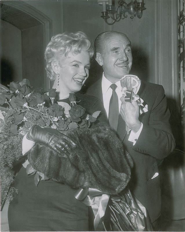 Lot 952 Marilyn Monroe and Jack Warner Photograph