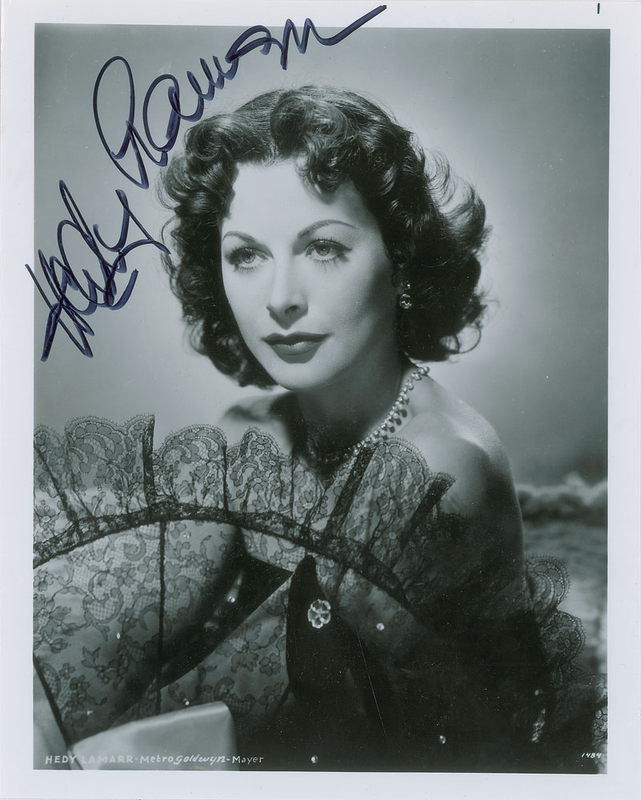 Lot 933 Hedy Lamarr Signed Photograph