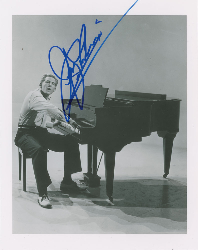 Lot 826 Jerry Lee Lewis Signed Photograph