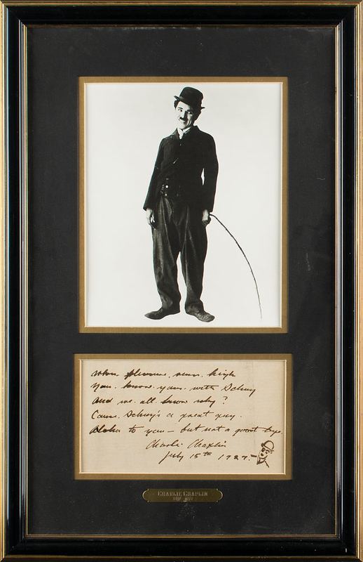 Lot 850 Charlie Chaplin: 