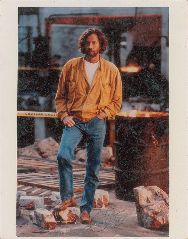Lot 820 Eric Clapton Signed Photograph