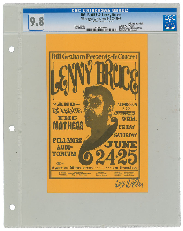Lot 848 Lenny Bruce Handbill