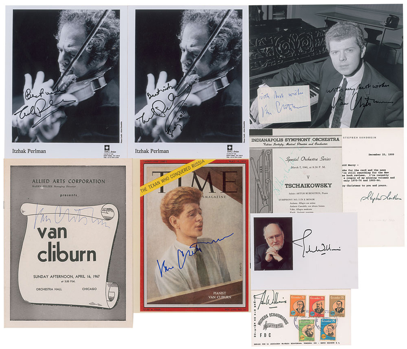 Lot 779 Classical Musicians Group Lot