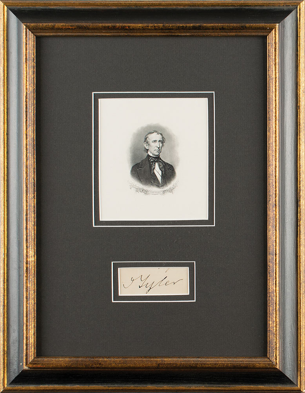 Lot 15 John Tyler Signature