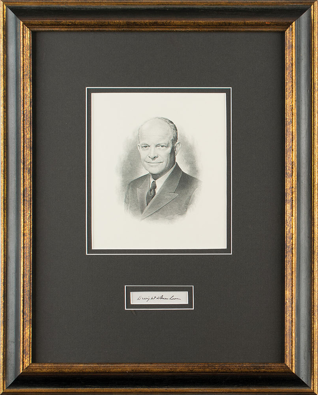 Lot 114 Dwight D. Eisenhower Signature