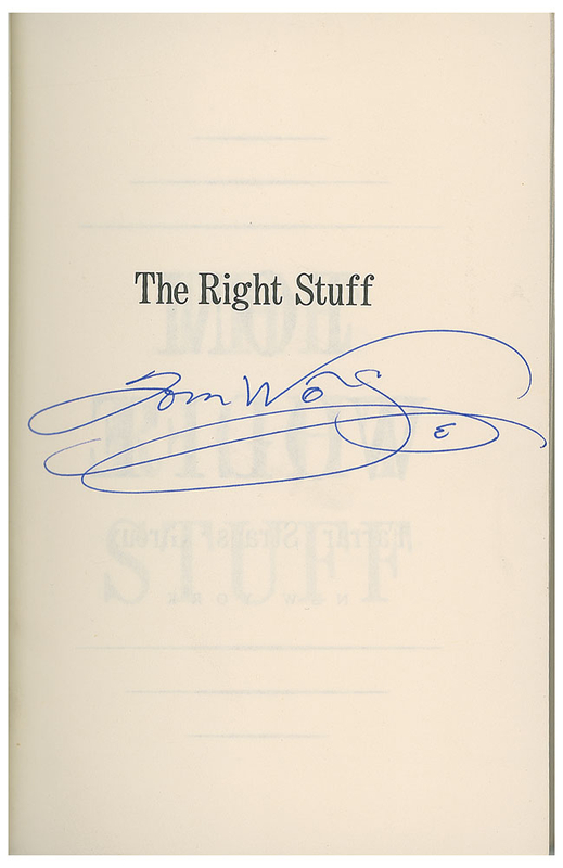 Lot 756 Tom Wolfe Book