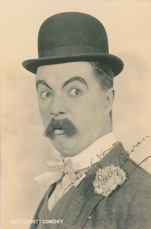 Lot 895 Billy Bevan: The rare vaudevillian appears in Mack Sennett Comedies