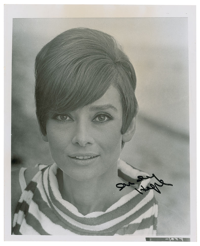 Lot 856 Audrey Hepburn Signed Photograph