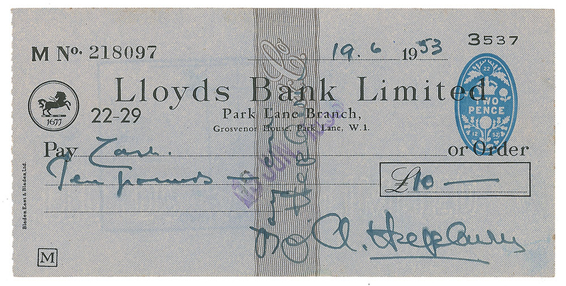 Lot 859 Audrey Hepburn Check