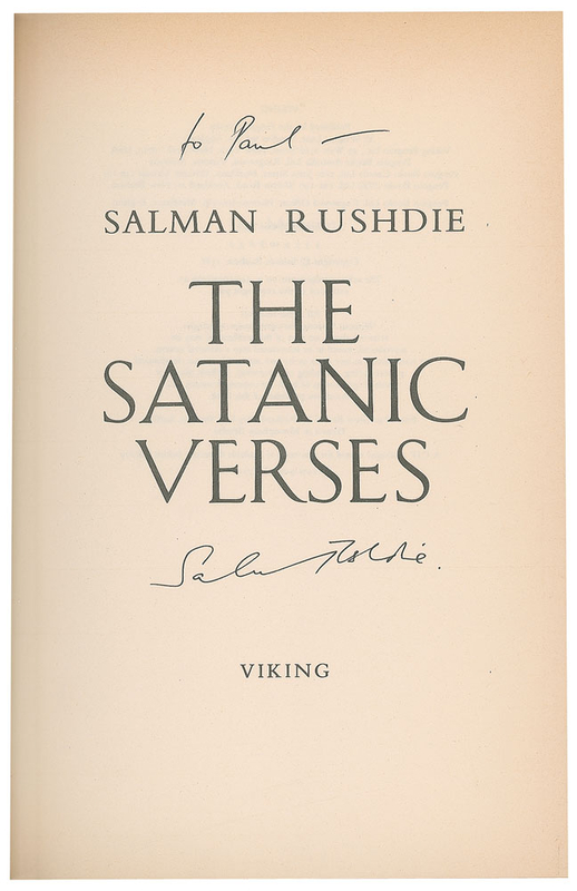 Lot 747 Salman Rushdie