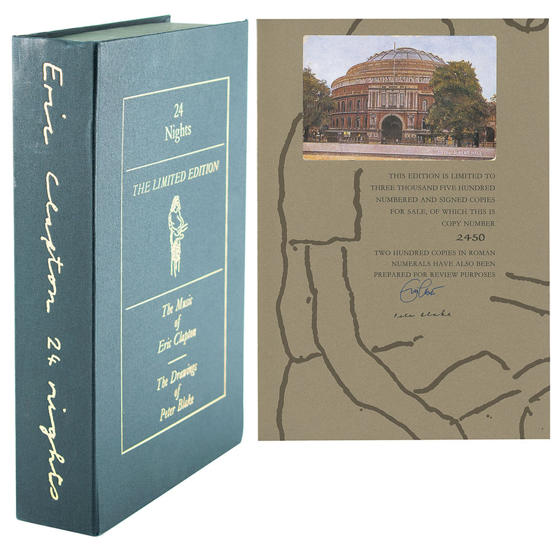 Lot 772 Eric Clapton: Beautiful limited edition of Clapton's 24 Nights