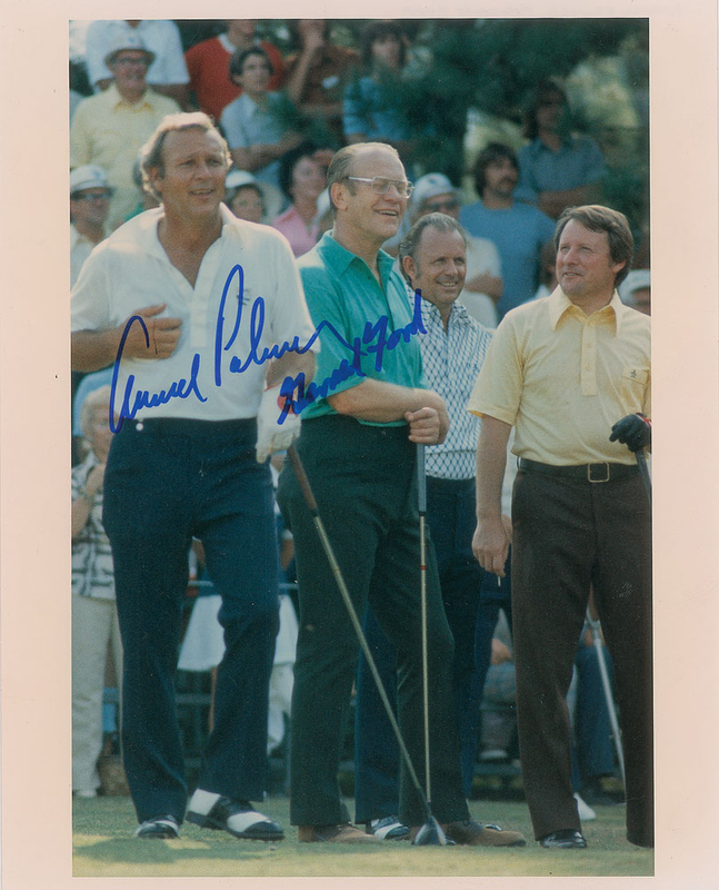 Lot 124 Gerald Ford and Arnold Palmer Signed Photograph