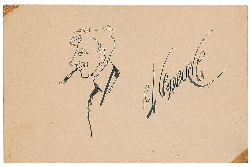 Lot 679 Rube Goldberg Sketch