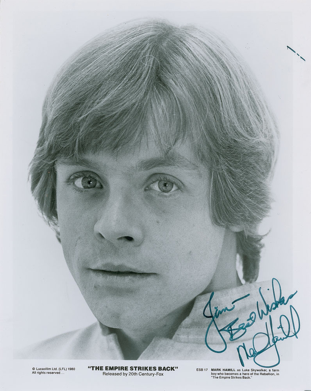 Lot 977 Star Wars: Mark Hamill Signed Photograph