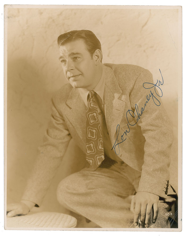 Lot 849 Lon Chaney, Jr Signed Photograph