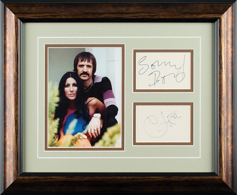 Lot 846 Sonny and Cher Signatures