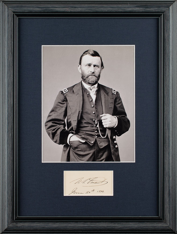 Lot 32 U. S. Grant Signature