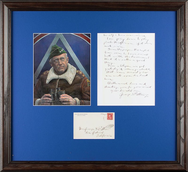 Lot 502 George S. Patton Mailing Envelope