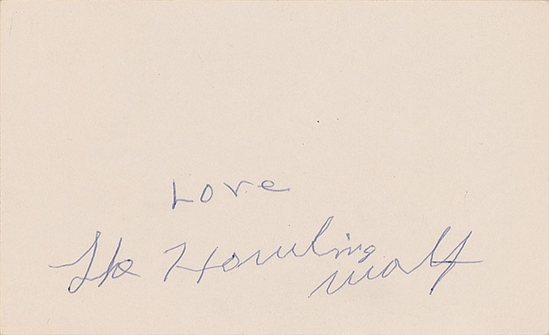 Lot 761 Howlin' Wolf Signature