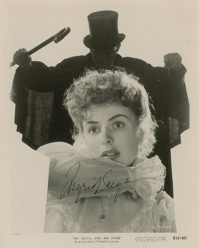 Lot 847 Ingrid Bergman Signed Photograph