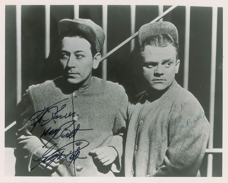 Lot 897 James Cagney and George Raft Signed Photograph