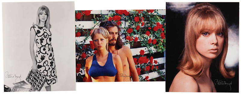 Lot 816 Beatles: Pattie Boyd Signed Photographs