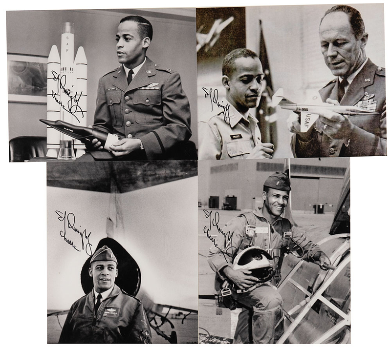 Lot 585 Ed Dwight, Jr Signed Photographs