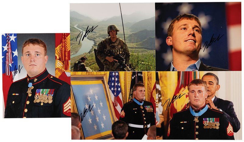 Lot 535 Dakota Meyer Signed Photographs