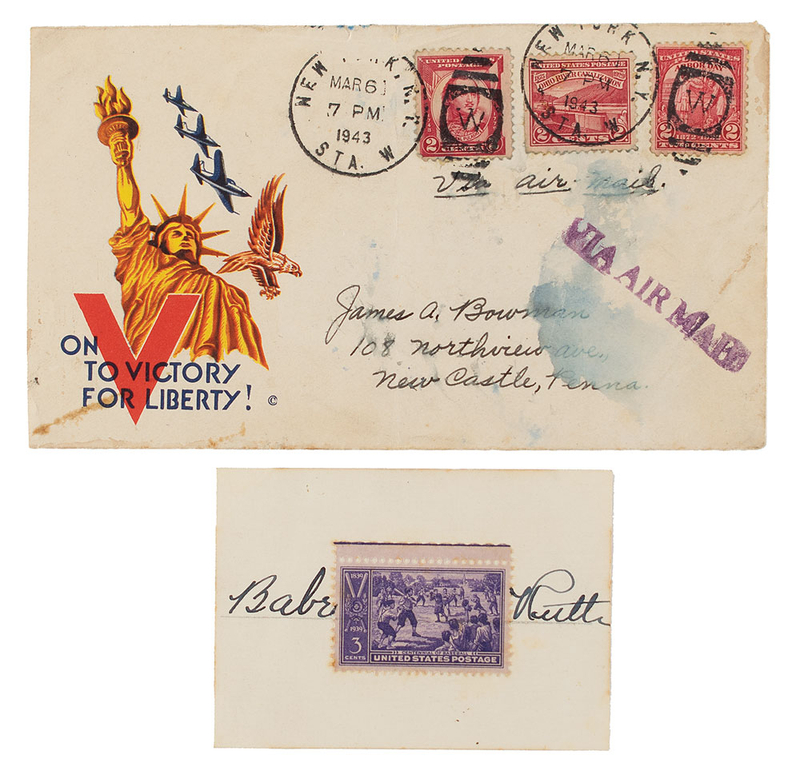 Lot 233 Babe Ruth Signature
