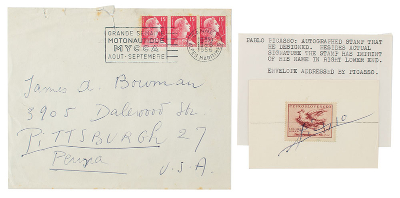 Lot 229 Pablo Picasso Signature