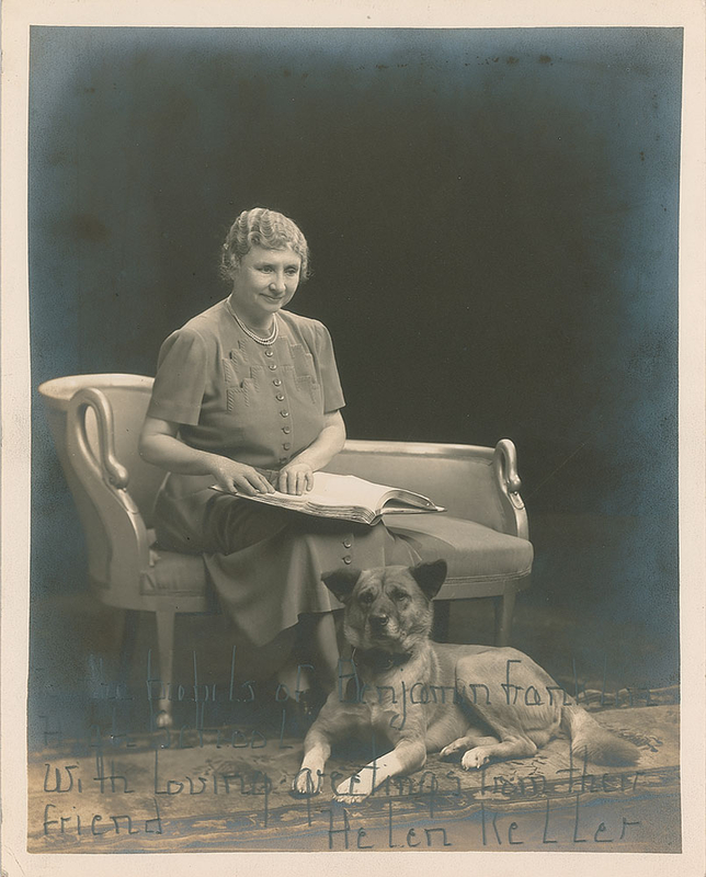 Lot 212 Helen Keller Signed Photograph