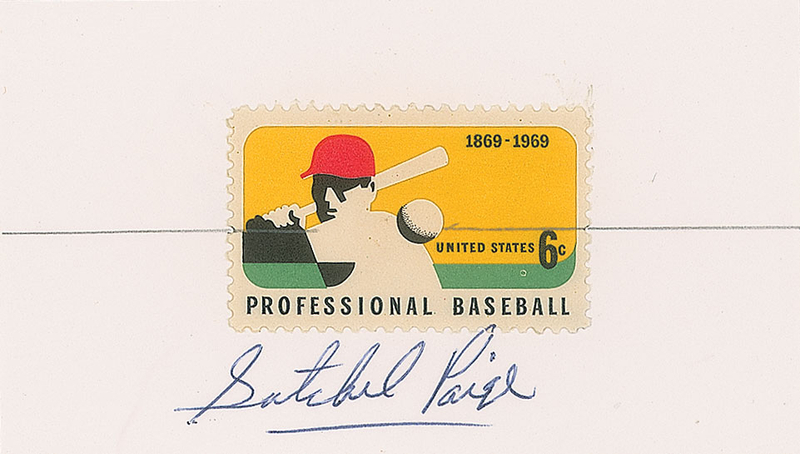 Lot 226 Satchel Paige Signature