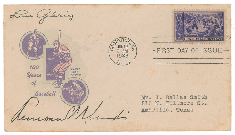 Lot 216 Kenesaw M. Landis First Day Cover