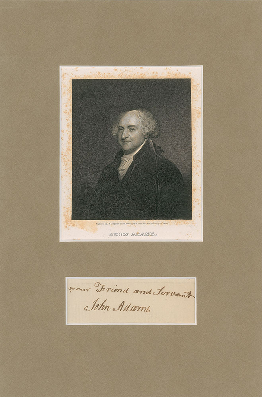 Lot 1 John Adams Signature