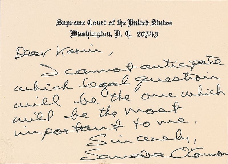 Lot 401 Sandra Day O'Connor: 