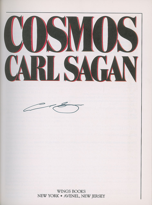 Lot 415 Carl Sagan Book