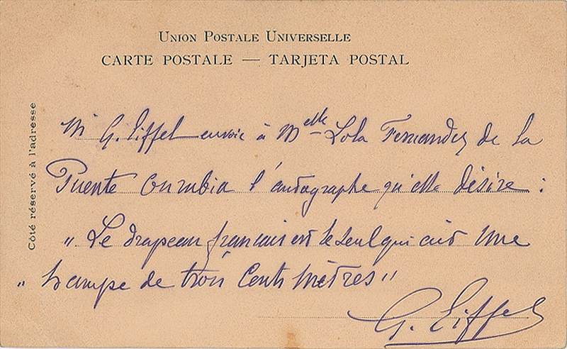 Gustave Eiffel Handwritten Letter Signed | RR Auction