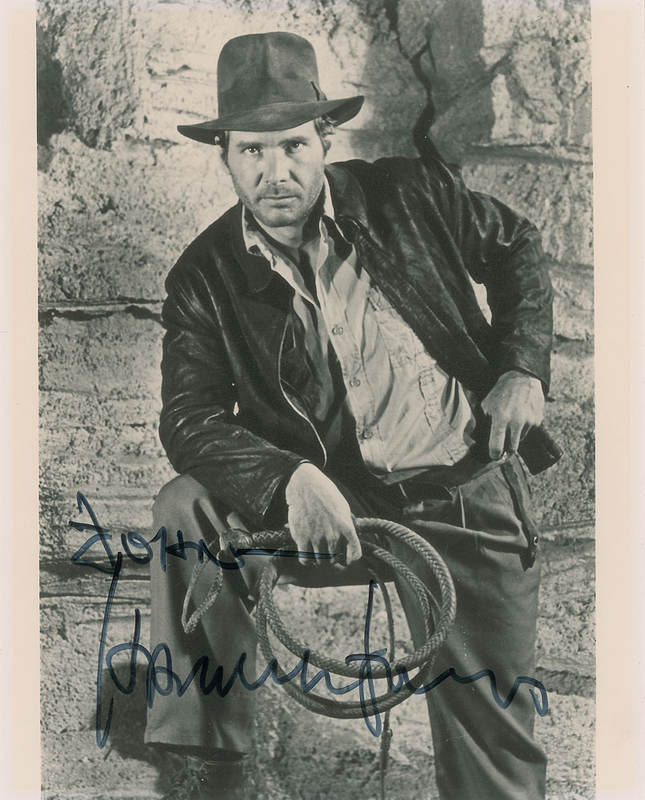 Lot 916 Harrison Ford Signed Photograph
