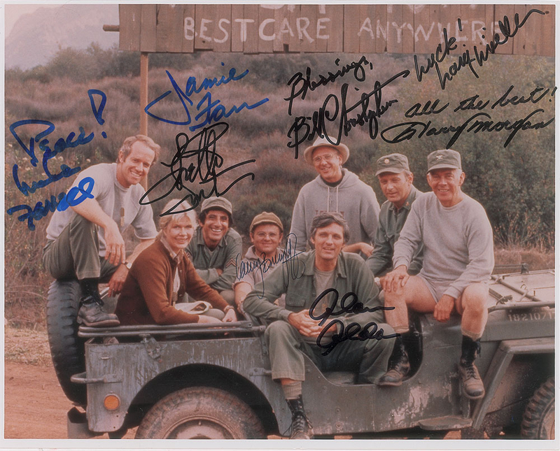 Lot 939 M*A*S*H Signed Photograph