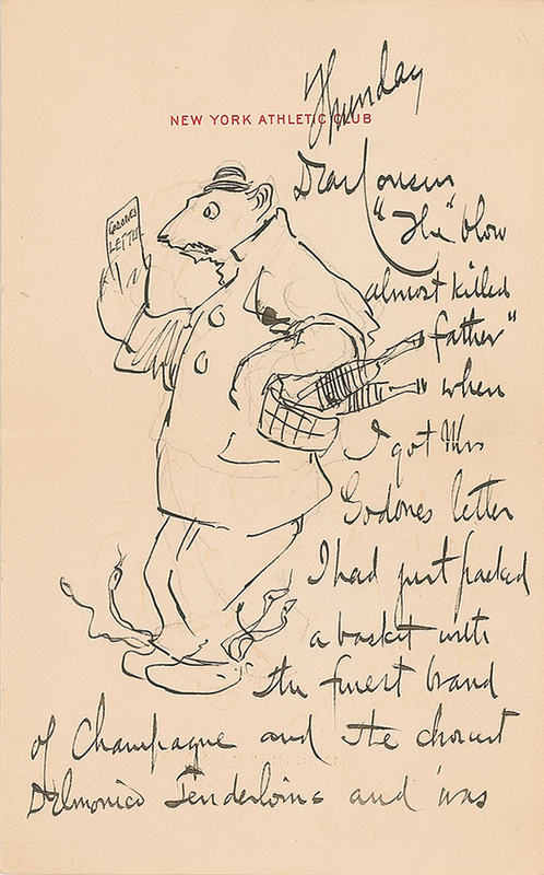 Lot 623 Frederick Stuart Church Handwritten Letter Signed