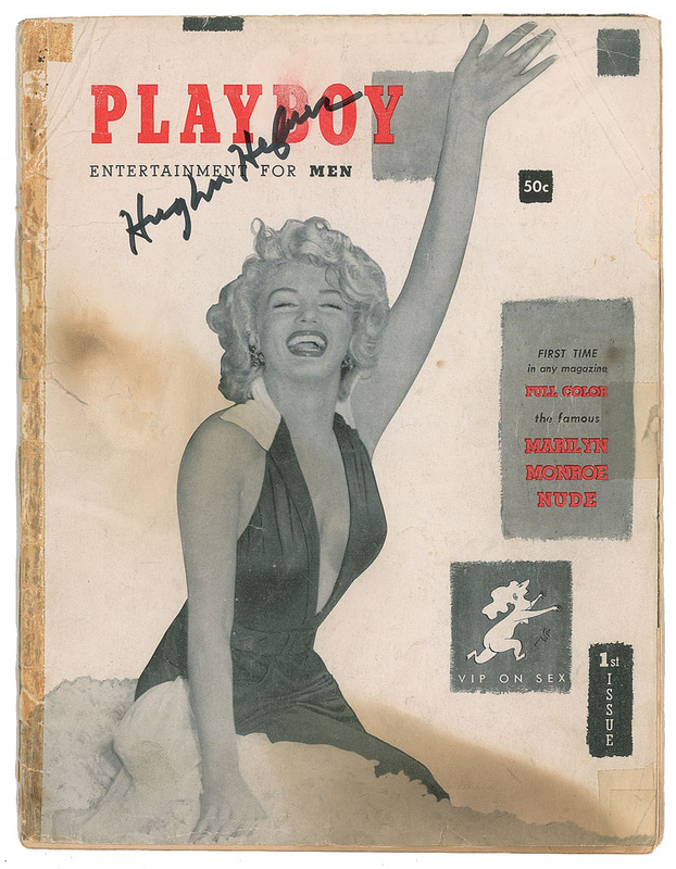 Lot 855 Hugh Hefner Magazine