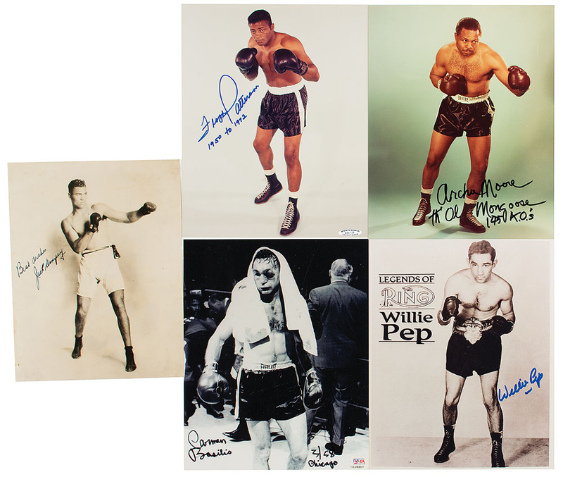 Lot 1010 Boxing Signed Photographs