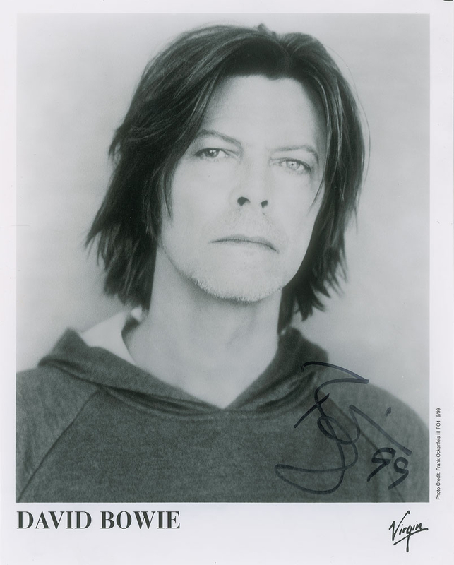 Lot 819 David Bowie Signed Photograph